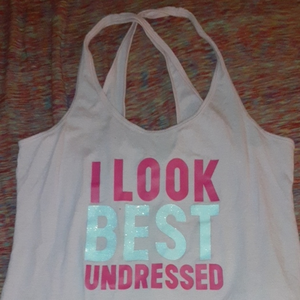 Pink Victoria's secret tanktop size small